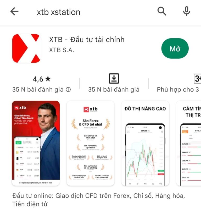 app giao dịch ngoại hối xstation